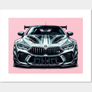 BMW M8 Posters and Art